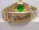 Replica Yellow Gold Rolex GMT-MASTER II Watch SS Green Face (3)_th.JPG